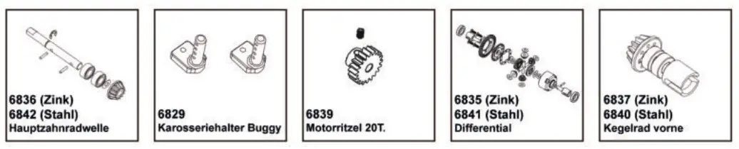 df models 3177 Dirt Fighter Buggy - Parts 7