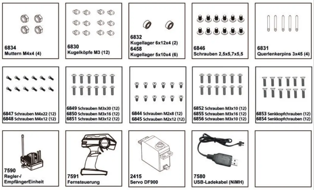 df models 3177 Dirt Fighter Buggy - Parts 9