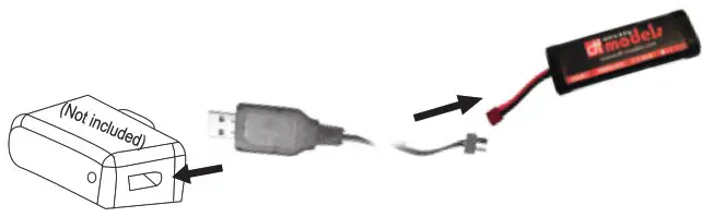 df models 3177 Dirt Fighter Buggy - charging the battery 1