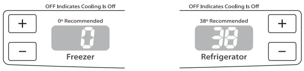 Whirlpool W11396863A Bottom Freezer Refrigerator - CONTROLS 2