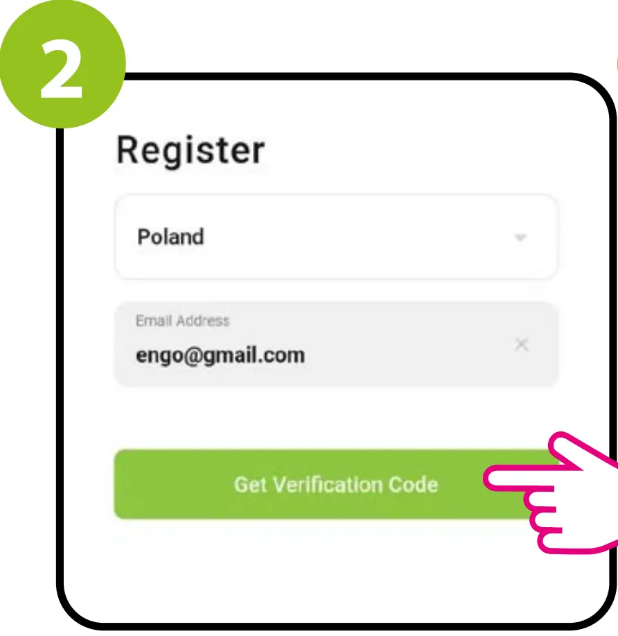 Register The New Account