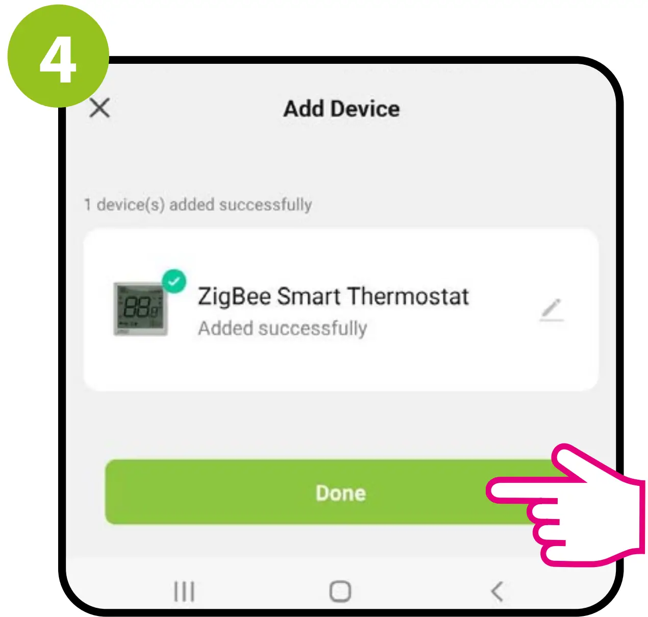 Connect The Thermostat To Zigbee