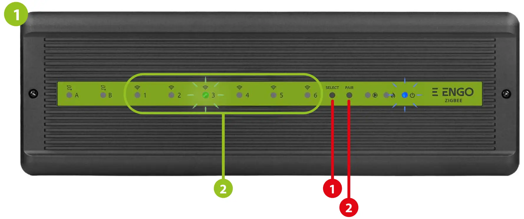 Binding thermostat with the ECB62ZB wireless control box