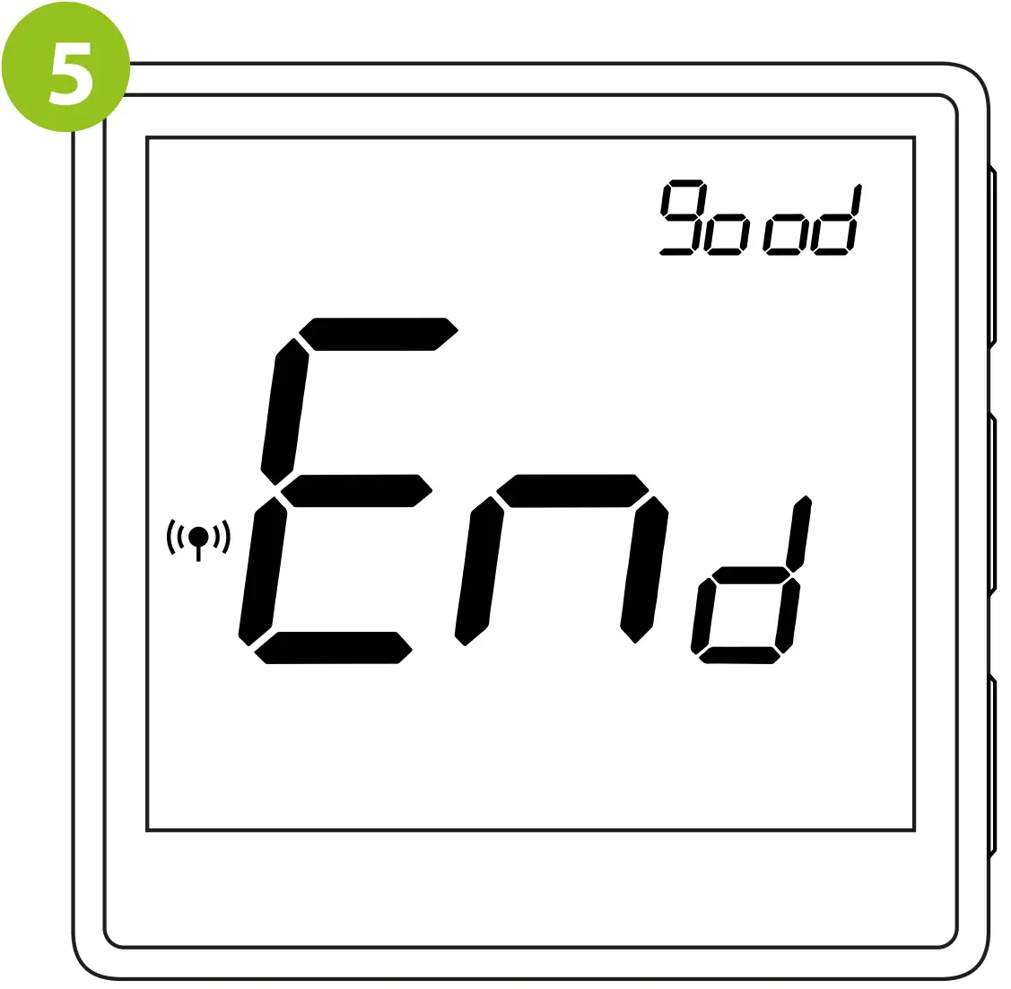 Binding thermostat with the ECB62ZB wireless control box