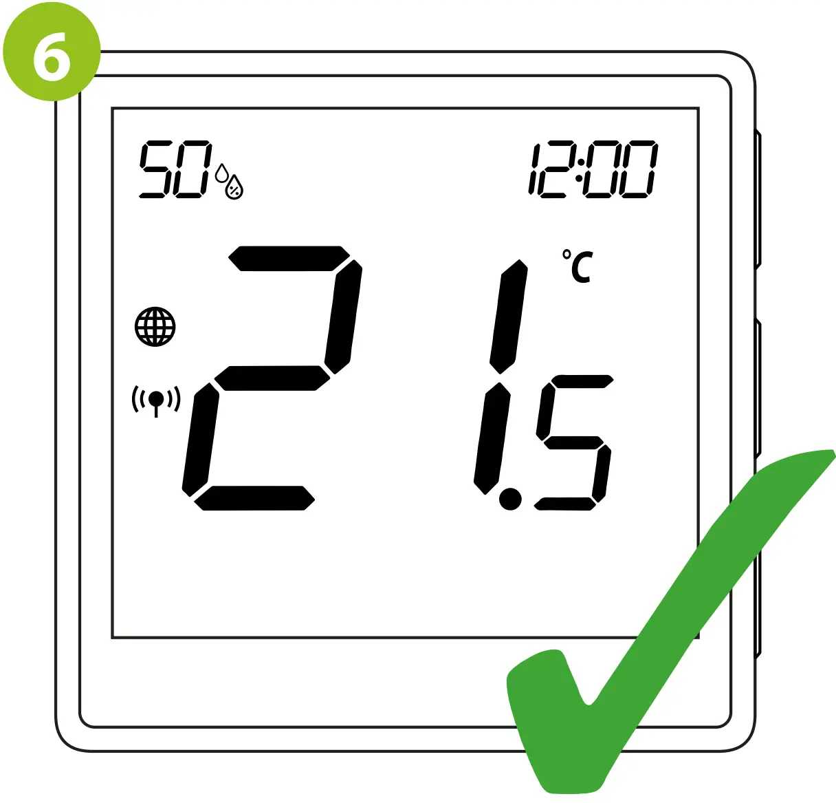 Binding thermostat with the ECB62ZB wireless control box