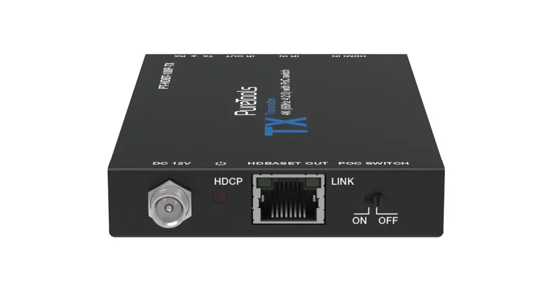 Puretools Pt-hdbt-100p-tx Hd Base Transmitter With Poc Switch User Manual Puretools Pt-hdbt-100p-tx Hd Base Transmitter With Poc Switch User Manual