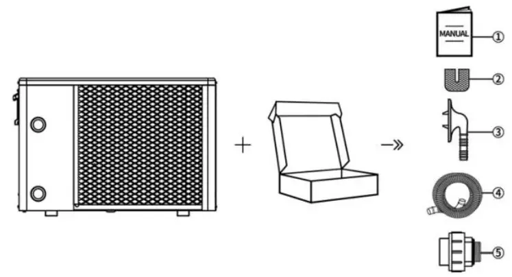 NIRVANA NE55 Swimming Pool Heat Pump - fig
