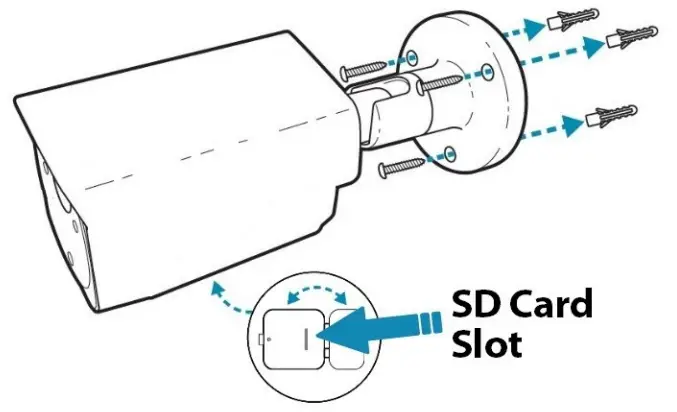ZIP IP CAM555W 5 50mm IP Bullet 4K Camera - Bullet