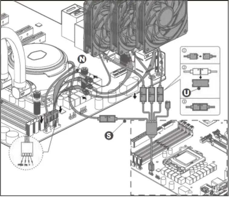 COOLER-MASTER-PL240-FLUX-MasterLiquid-PL240-Flux-White-Edition-fig 17