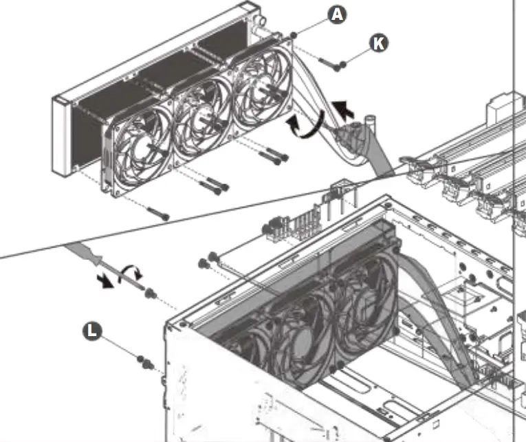 COOLER-MASTER-PL240-FLUX-MasterLiquid-PL240-Flux-White-Edition-fig 3
