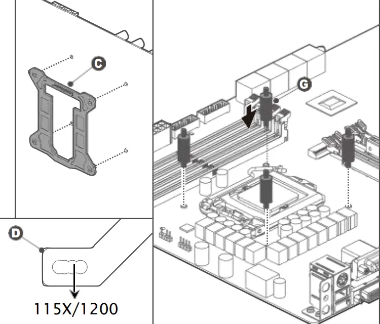COOLER-MASTER-PL240-FLUX-MasterLiquid-PL240-Flux-White-Edition-fig 6