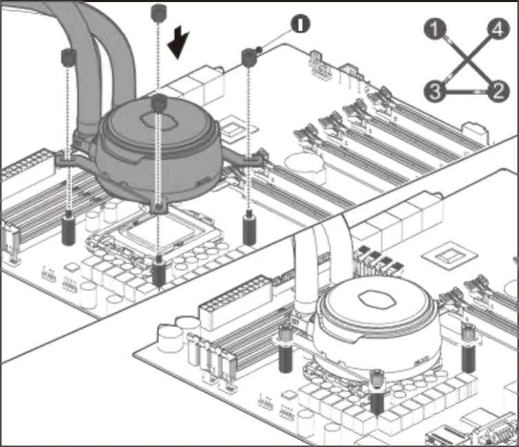 COOLER-MASTER-PL240-FLUX-MasterLiquid-PL240-Flux-White-Edition-fig 7