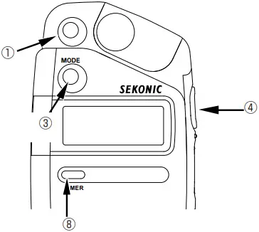 SEKONIC i-346 Illuminometer Light Meter 6