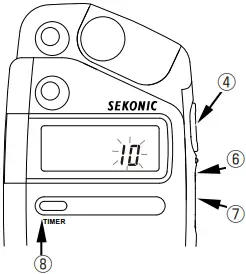 SEKONIC i-346 Illuminometer Light Meter 7