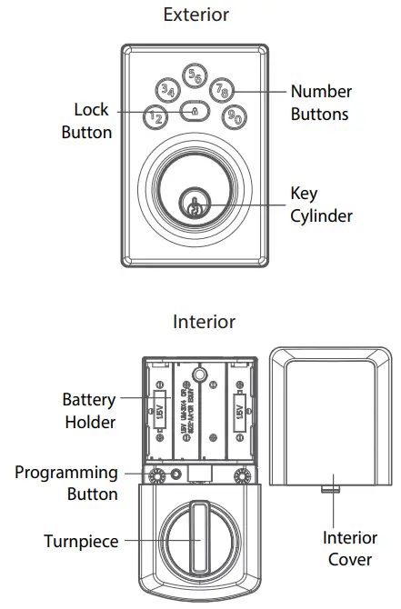 Kwikset KW Powerbolt 240 Keypad Electronic Lock  -Powerbolt
