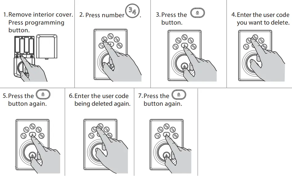 Kwikset KW Powerbolt 240 Keypad Electronic Lock  - User Code 1