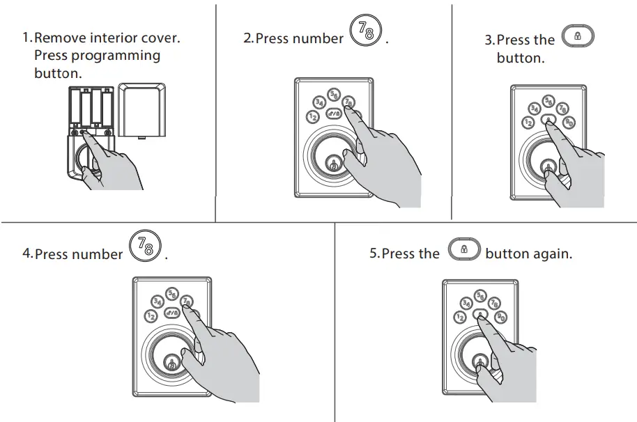 Kwikset KW Powerbolt 240 Keypad Electronic Lock  - User Code 2