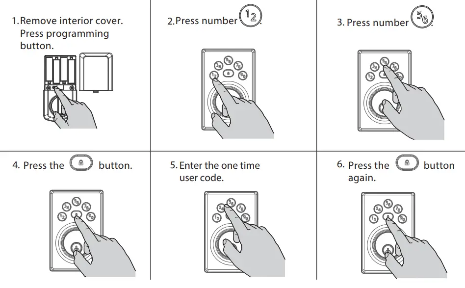 Kwikset KW Powerbolt 240 Keypad Electronic Lock  - User Code