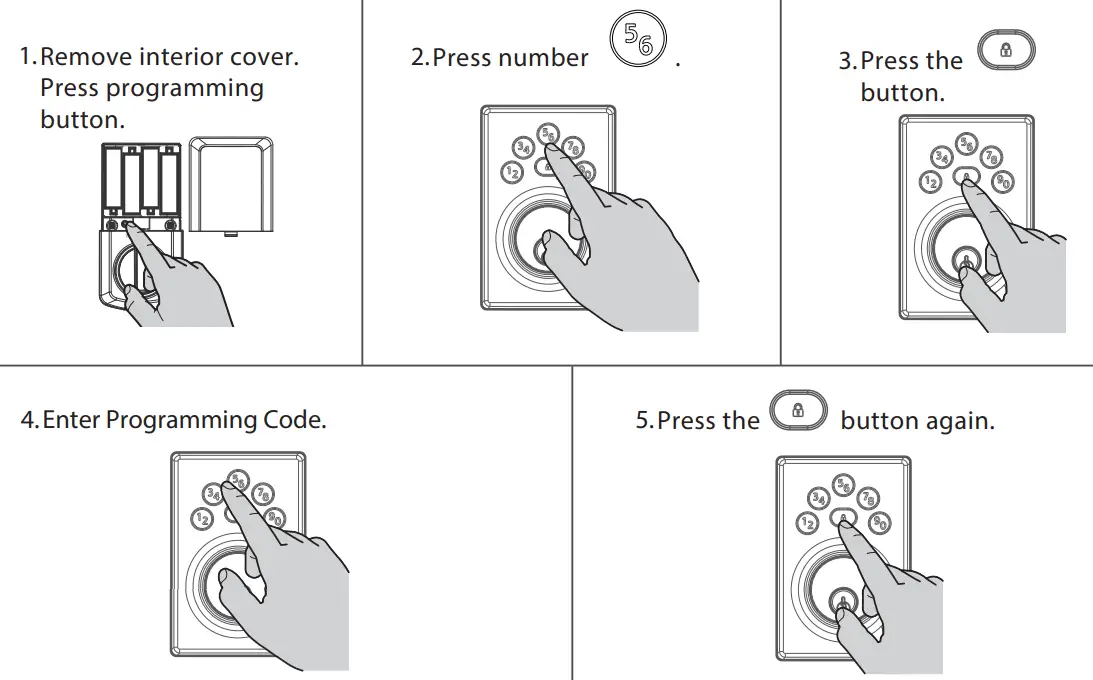 Kwikset KW Powerbolt 240 Keypad Electronic Lock  - button3