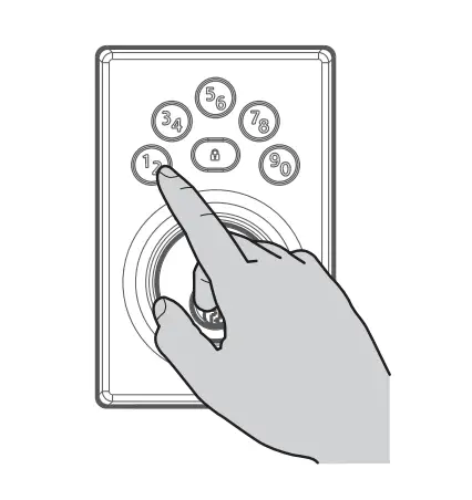 Kwikset KW Powerbolt 240 Keypad Electronic Lock  - plate 4