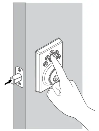 Kwikset KW Powerbolt 240 Keypad Electronic Lock  - plate9