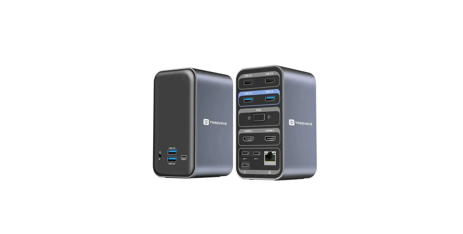 Tobenone Uds009 Usb-c Dual Display Docking Station User Guide Tobenone Uds009 Usb-c Dual Display Docking Station User Guide