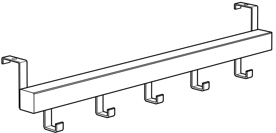 IKEA AA-1139506-6 TJUSIG Hanger for Door Wall