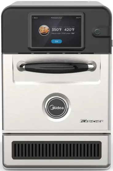 Midea 0.66 Cu Ft. 2000W FlashChef High Speed Oven Heavy Duty Microwave