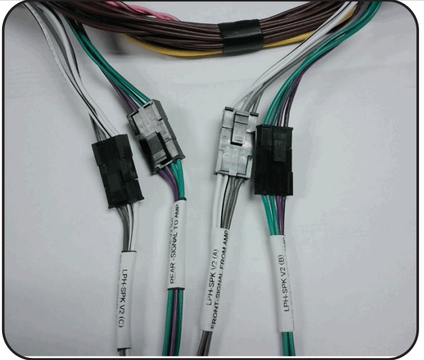 PAC LPHHY03 Audio Integration T-Harness - channels on the