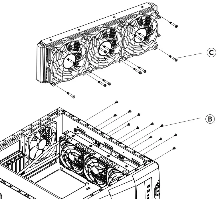 darkflash DX240 V2.6 Aio Argb Liquid CPU Cooler Fan - Step 1