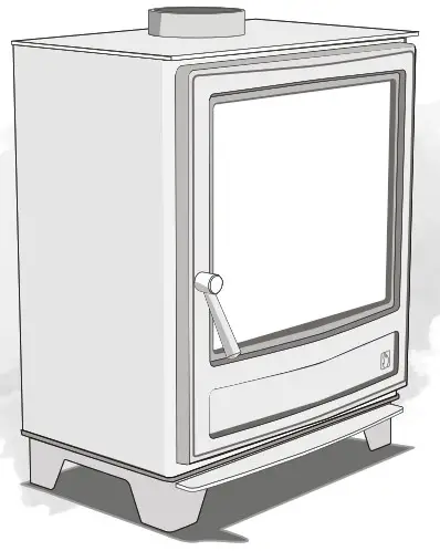 ARADA DEVON HOS 193VL Farringdon Small Eco Stove - Fig6