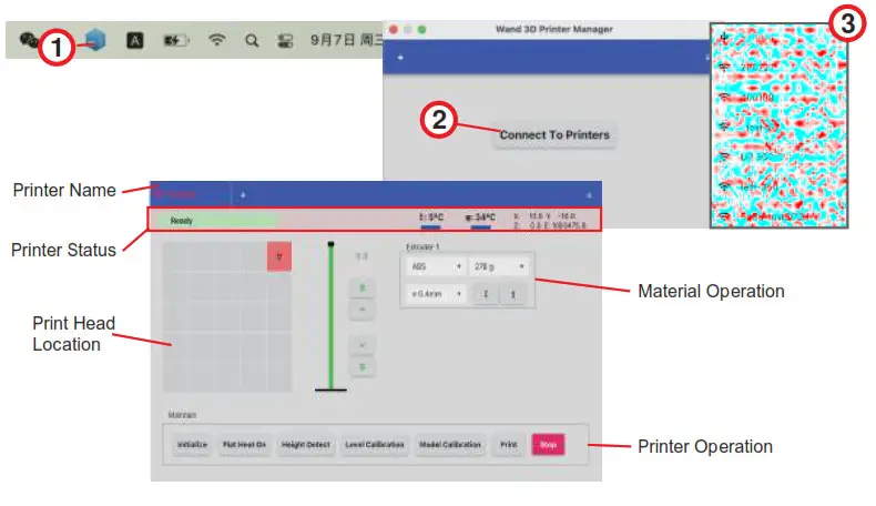 Cetus 2 3D Printer Artist D Pro IDEX Dual Extruder - Printer