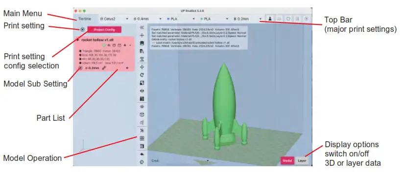 Cetus 2 3D Printer Artist D Pro IDEX Dual Extruder - Setup WiFi1