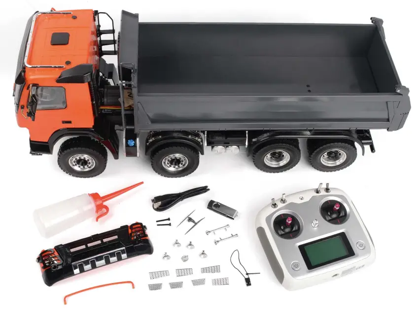 RC4WD VV-JD00043 1 14 8x8 Armageddon Hydraulic Dump Truck - PARTS LIST