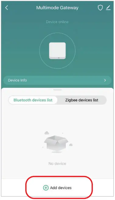 MiBOXER ZB BOX3 Multimode Gateway - Add subdevice