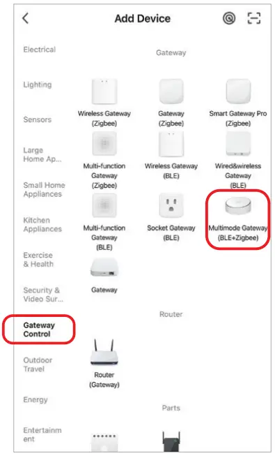 MiBOXER ZB BOX3 Multimode Gateway - Gateway Control