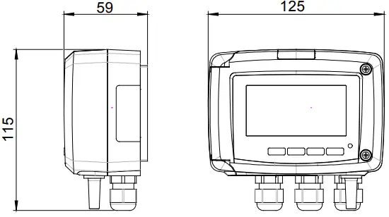 sauermann CTV 210-R Air Velocity Measuring Instrument - millimeters