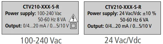 sauermann CTV 210-R Air Velocity Measuring Instrument - transmitter