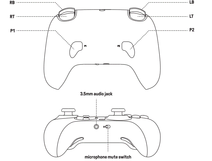 8Bitdo-Ultimate-Wired-Controller-for-Xbox-fig-2