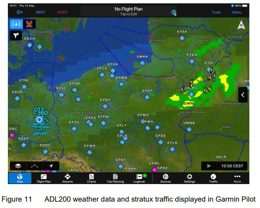 Golze Engineering ADL140 ADL Series and GDL90 Traffic Receiver Interconnect Instruction Manual - Figure 11