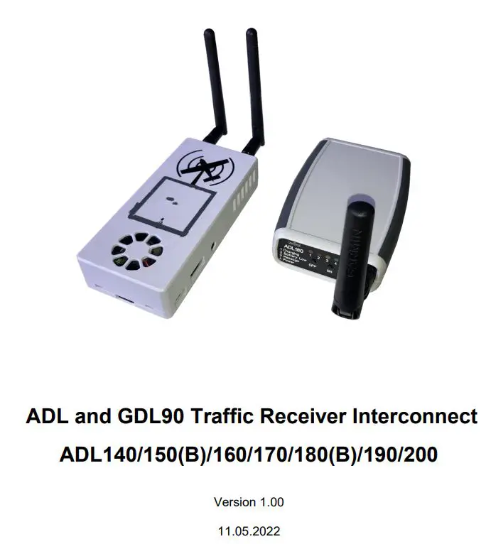 Golze Engineering ADL140 ADL Series and GDL90 Traffic Receiver Interconnect Instruction Manual
