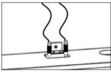 GEWA UP405 Digital Piano User Manual - Connect the cables for the Pedal and Subwoofer