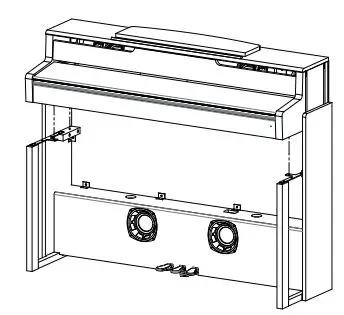 GEWA UP405 Digital Piano User Manual - Now place the keyboard