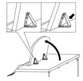GEWA UP405 Digital Piano User Manual - Set up the music desk