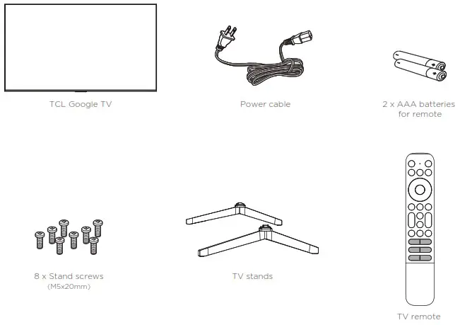 TCL 85Q750G Q Series 85 Inch Q Class 4K QLED HDR Smart TV with Google TV - box