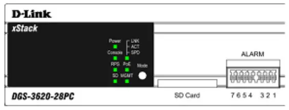 D-Link DGS-3620-28PC Managed Stackable Gigabit Switches - fig 1
