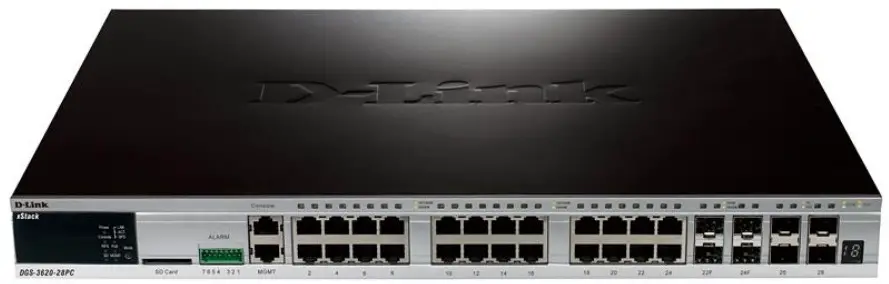 D-Link DGS-3620-28PC Managed Stackable Gigabit Switches