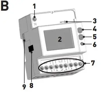 algodue-ELETTRONICA-UEC1P5,-UEM1P5-Energy-Meter-fig-2