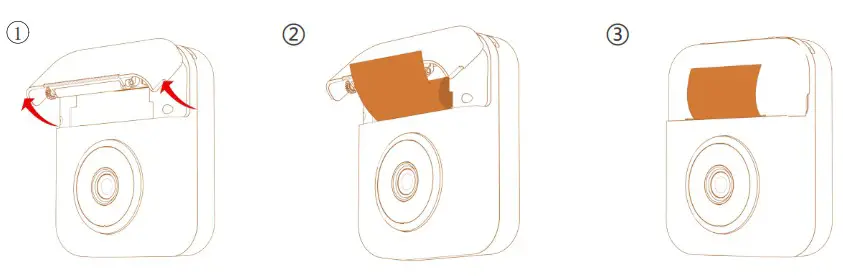 EBTOOLS Mini Thermal Print Kids Camera 12 Million Pixels - Description of keys and locations 4