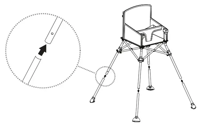regalo 3612 Gray High Chair - Assembling Your High Chair